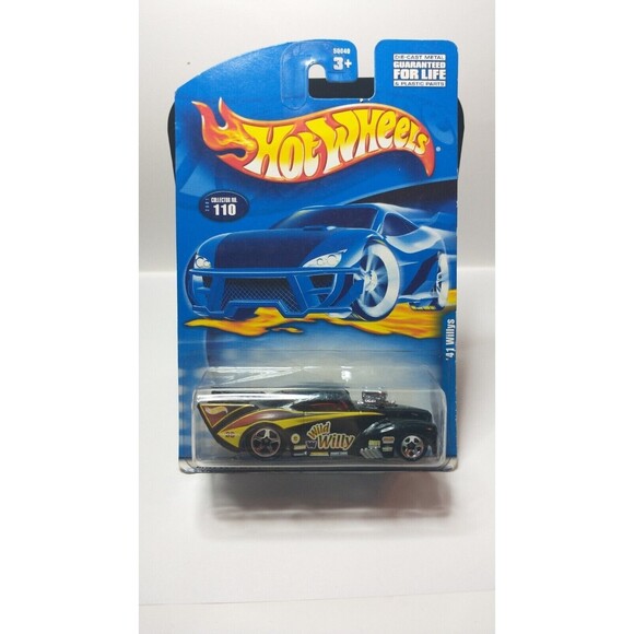 2001 Hot Wheels Collector #110 - '41 Willys, Black with Chrome 5-Spoke Wheel - Picture 1 of 6